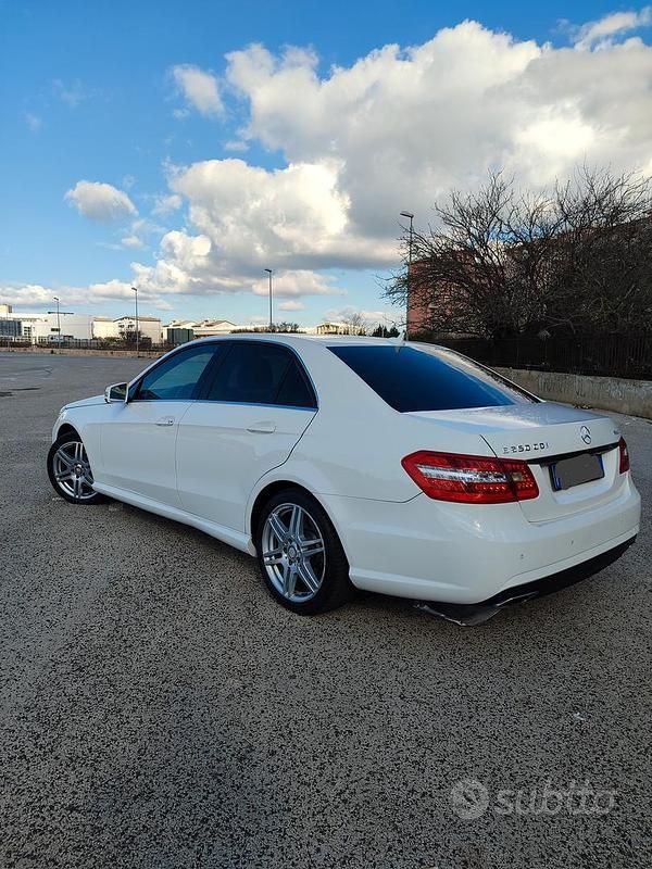 Usata Mercedes E250 204 CV (150 kW) 2013 Bianco Berlina