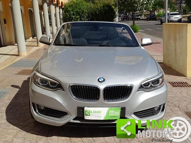 Usata BMW 220 Luxury Line 190 CV (139 kW) 2015 Argento Cabrio