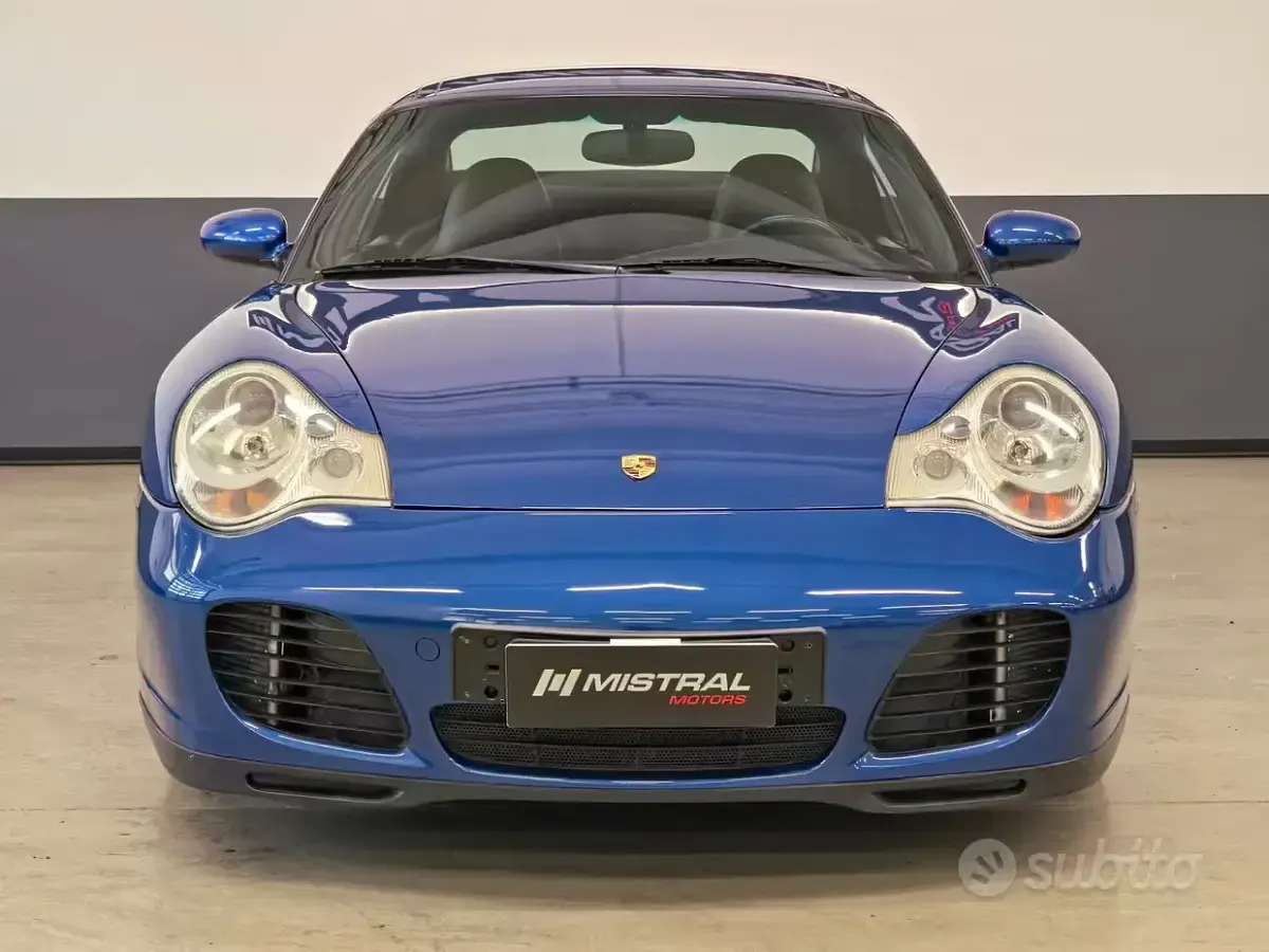 Usata Porsche 911 Carrera 4S Cabriolet 320 CV (235 kW) 2005 Blu Cabrio