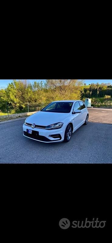 Usata VW Golf VII 115 CV (84 kW) 2018 Bianco Berlina