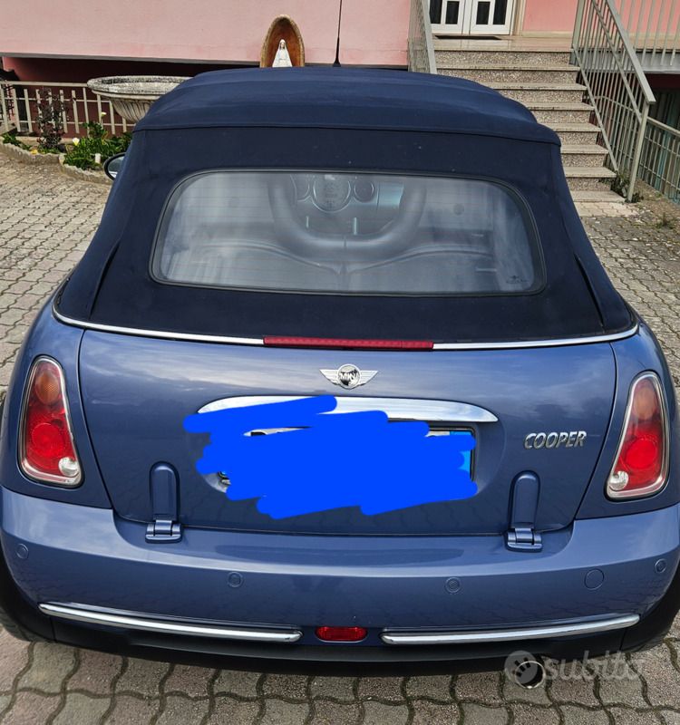 Usata Mini Cooper Cabriolet 116 CV (85 kW) 2006 Blu Cabrio