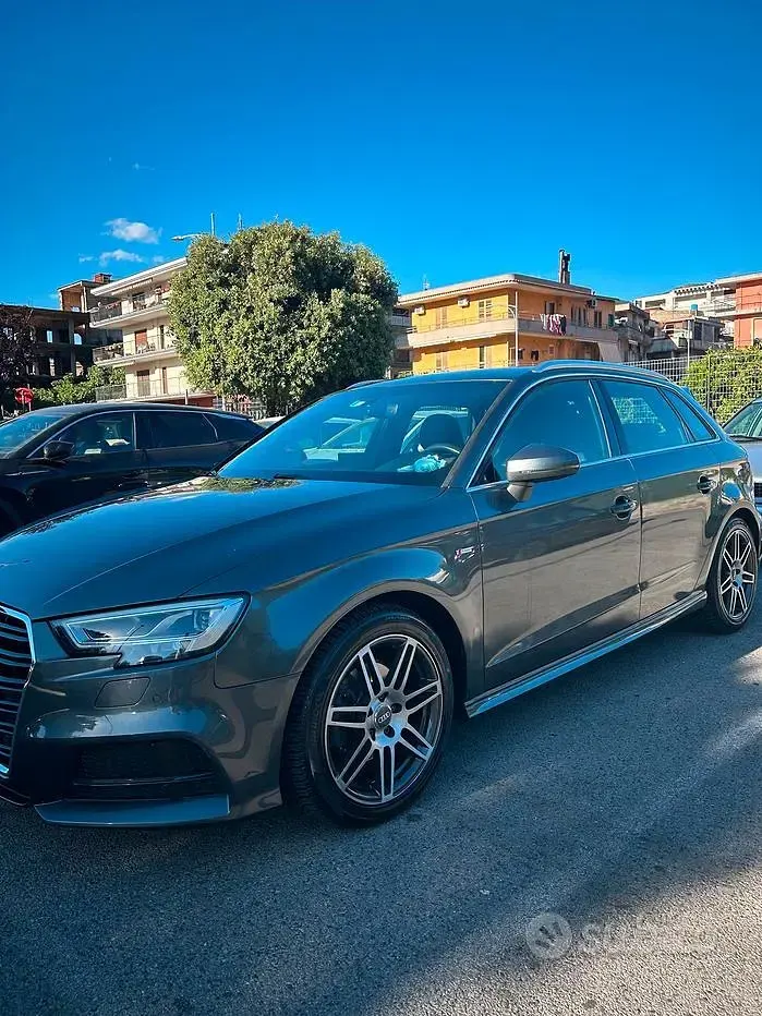 Usata Audi A3 S-Line 150 CV (110 kW) 2016 Grigio Berlina