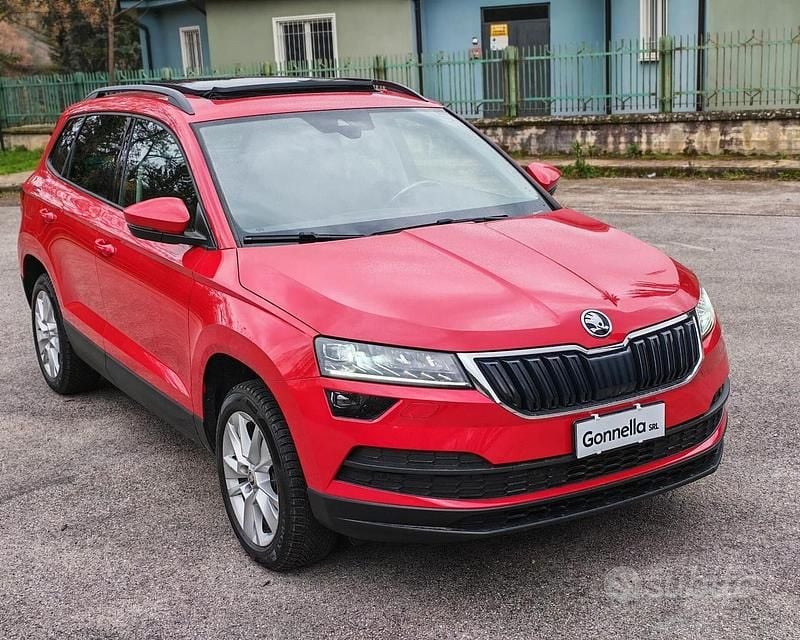 Usata Skoda Karoq Executive 116 CV (85 kW) 2019 Rosso SUV