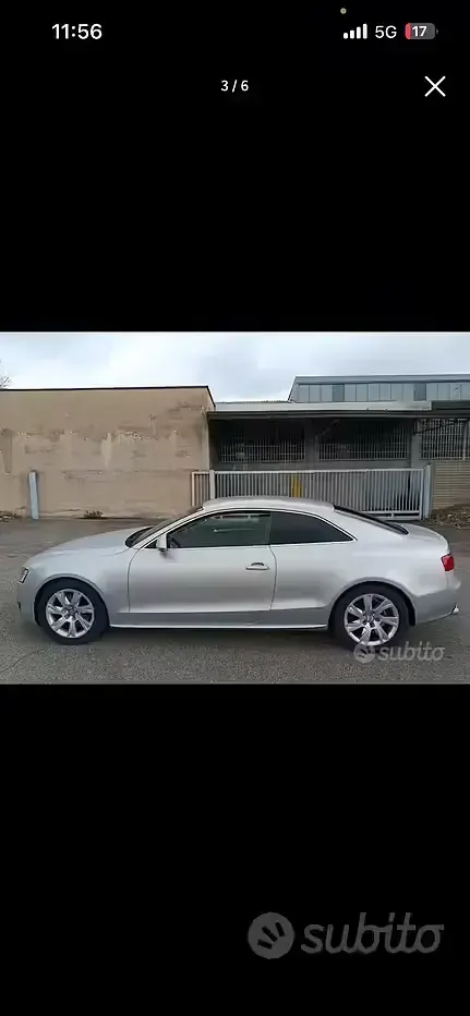 Usata Audi A5 170 CV (125 kW) 2009 Grigio Coupé