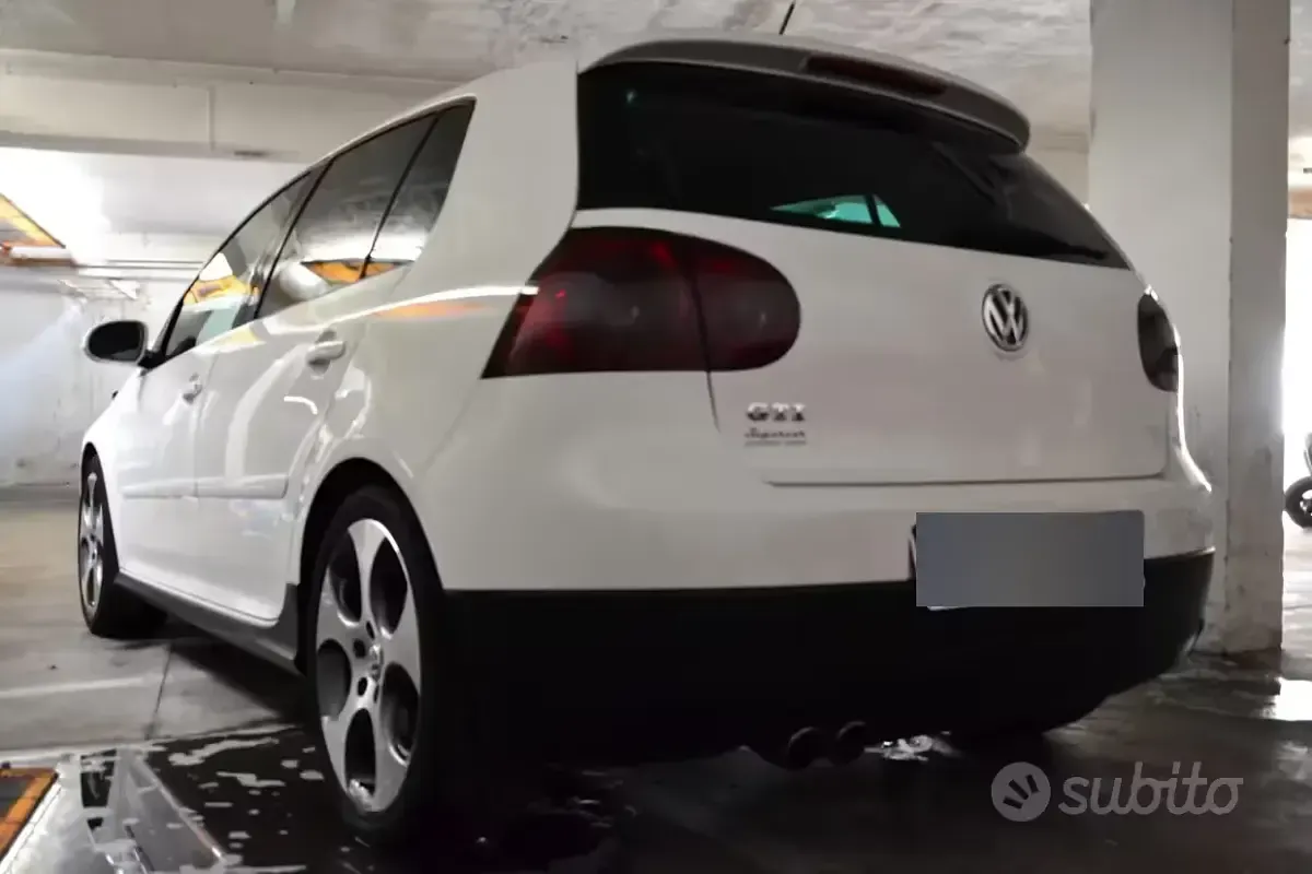 Usata VW Golf V GTI 200 CV (147 kW) 2007 Bianco Berlina