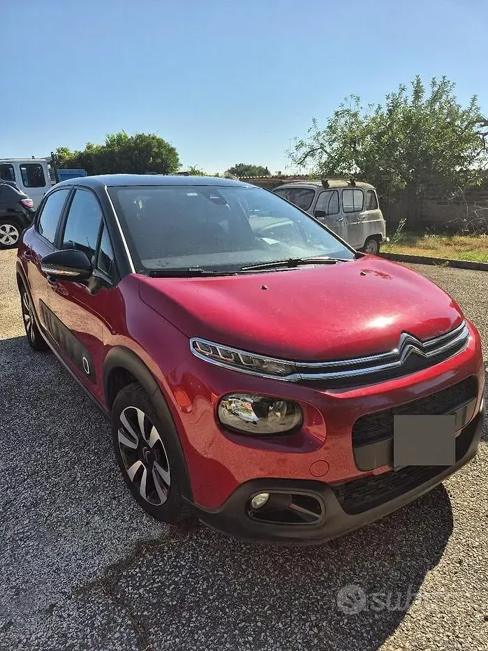 Usata Citroën C3 110 CV (80 kW) 2019 Rosso Utilitaria