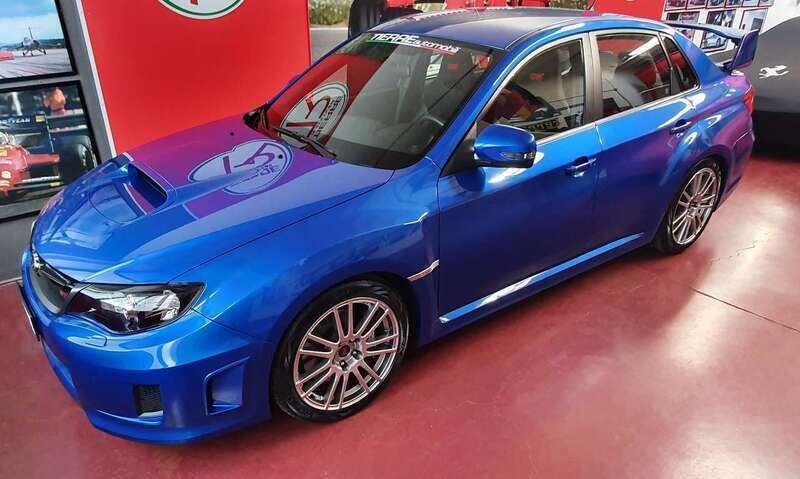 Usata Subaru WRX STI 301 CV (221 kW) 2010 Blu/azzurro Berlina