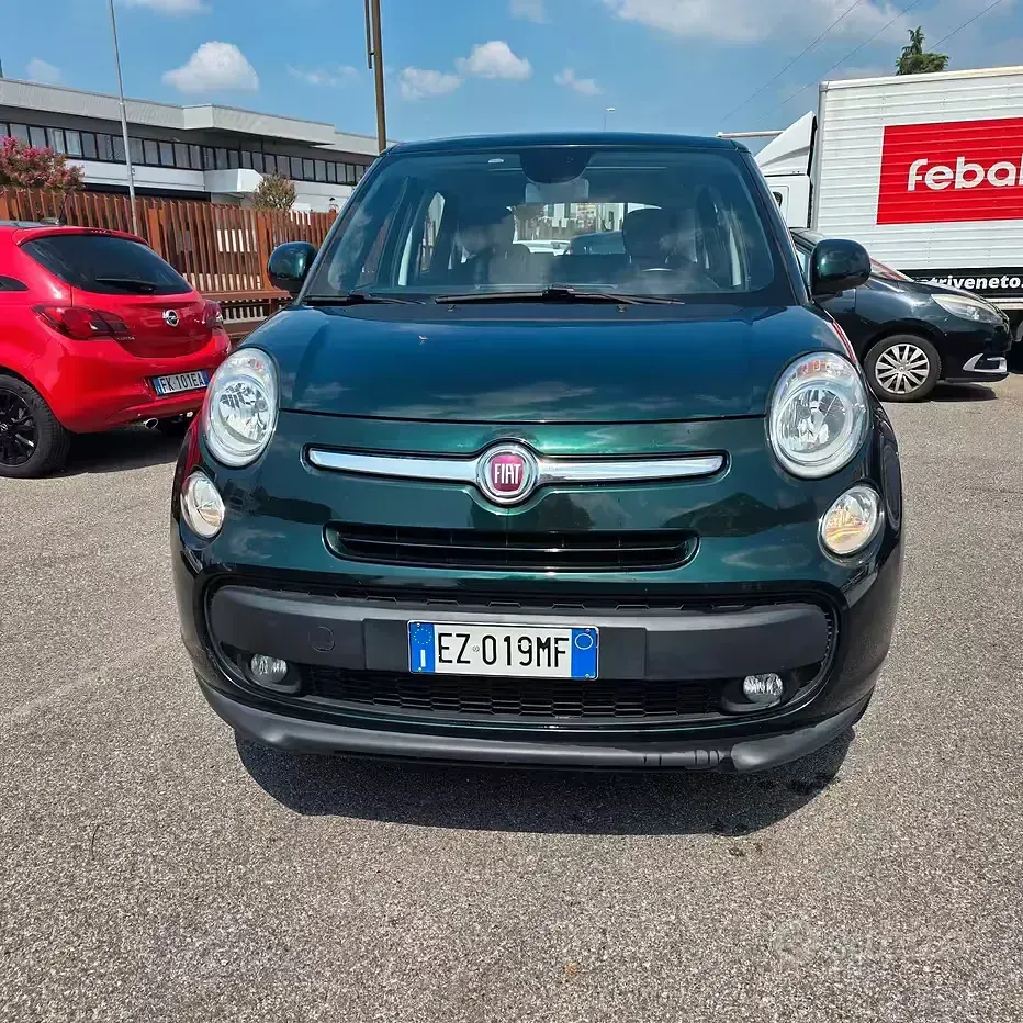 Usata Fiat 500L Living 80 CV (58 kW) 2015 Verde Monovolume