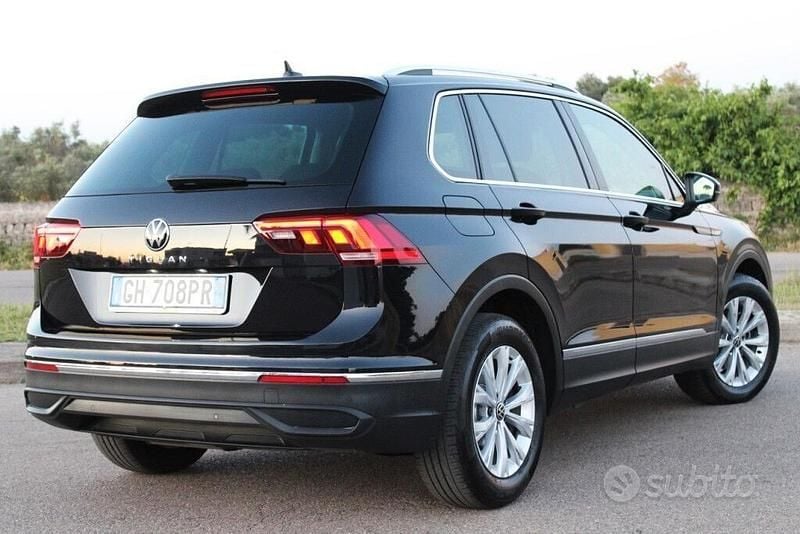 Usata VW Tiguan 150 CV (110 kW) 2021 Nero SUV
