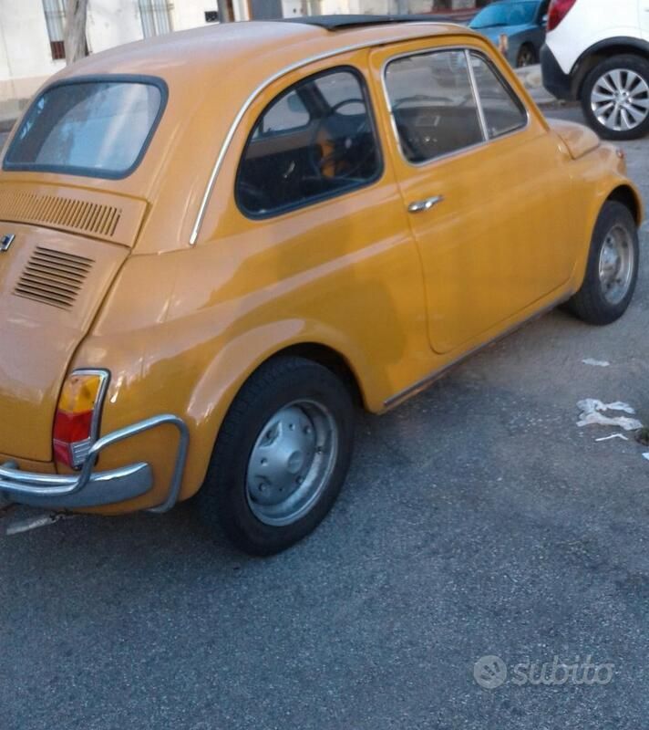 Usata Fiat Cinquecento 1970 Giallo Utilitaria