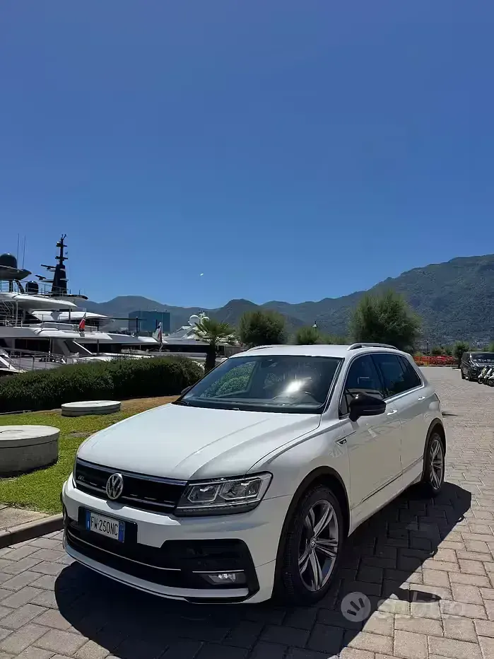 Usata VW Tiguan R-line 116 CV (85 kW) 2019 Bianco SUV