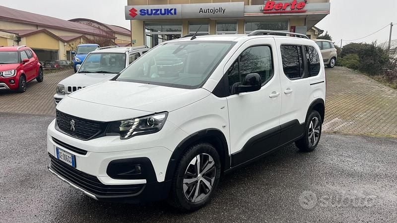 Usata Peugeot Rifter GT 130 CV (95 kW) 2021 Bianco Monovolume