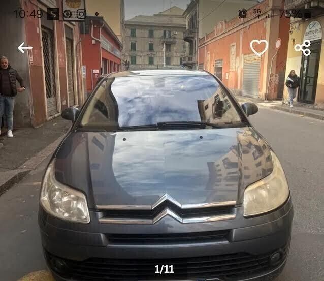 Usata Citroën C4 Seduction 109 CV (80 kW) 2006 Grigio metallizzato Utilitaria