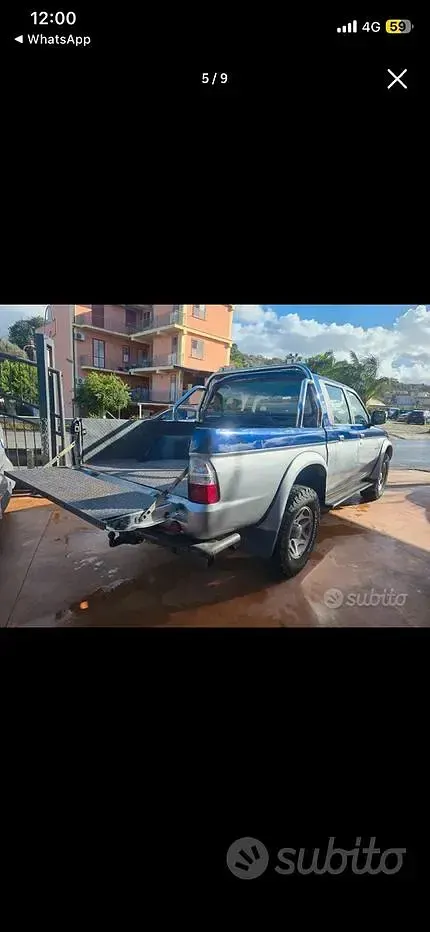Usata Mitsubishi L200 2001 Bluazzurro Pick-up