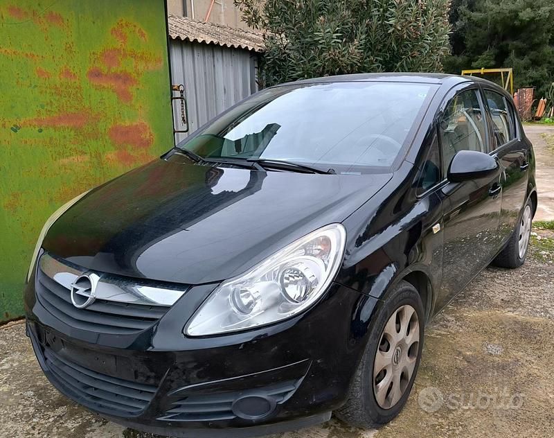 Usata Opel Corsa Eco 2008 Nero Utilitaria