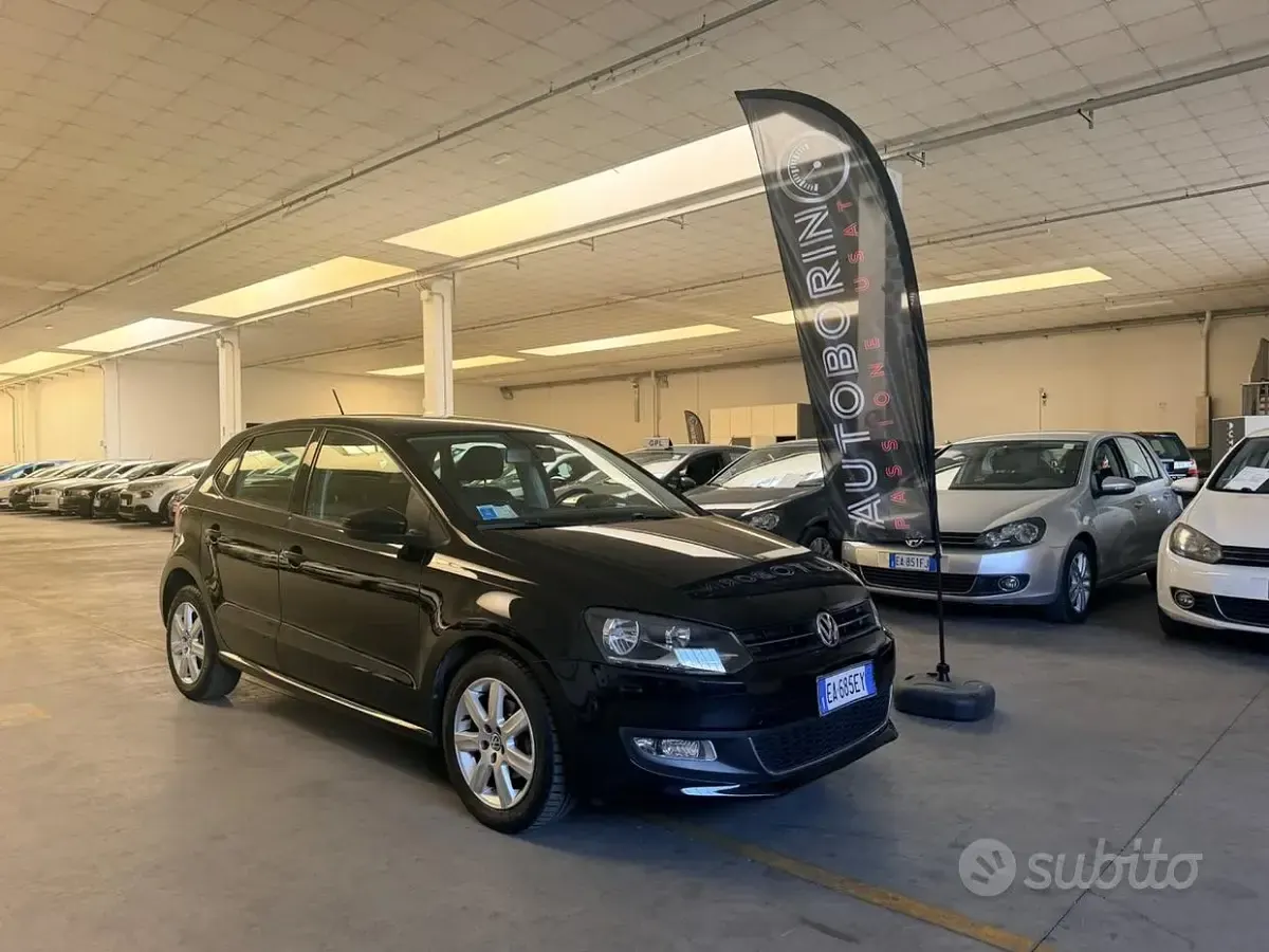 Usata VW Polo Highline 86 CV (63 kW) 2010 Nero Utilitaria