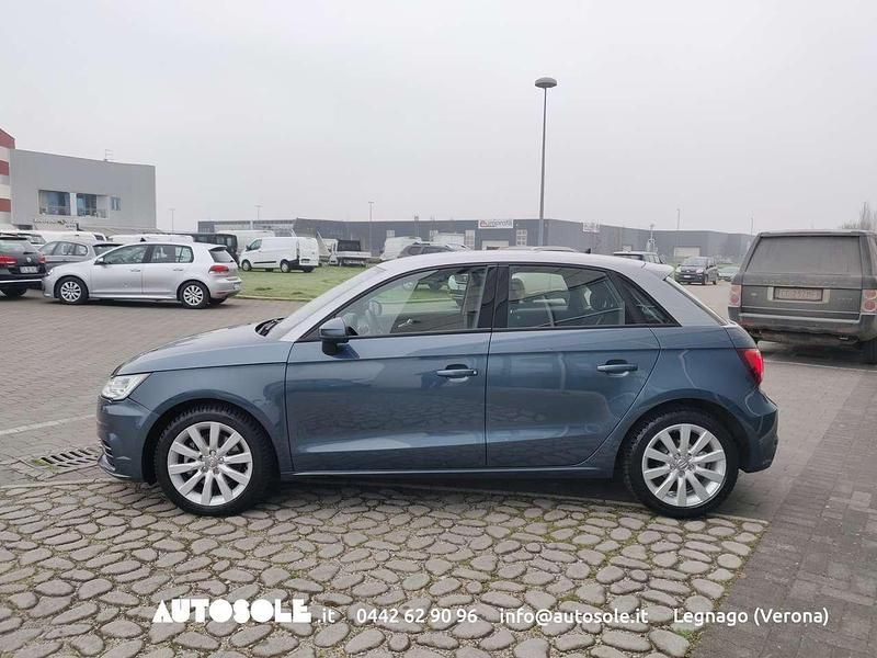 Usata Audi A1 Sportback Ambiente 116 CV (85 kW) 2015 Blu/azzurro Utilitaria