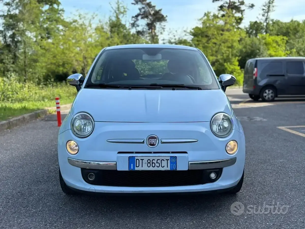 Usata Fiat 500 Pop 69 CV (50 kW) 2008 Blu Berlina