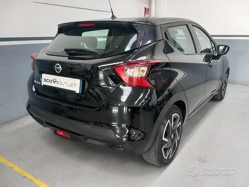 Usata Nissan Micra Acenta 92 CV (67 kW) 2023 Nero Utilitaria