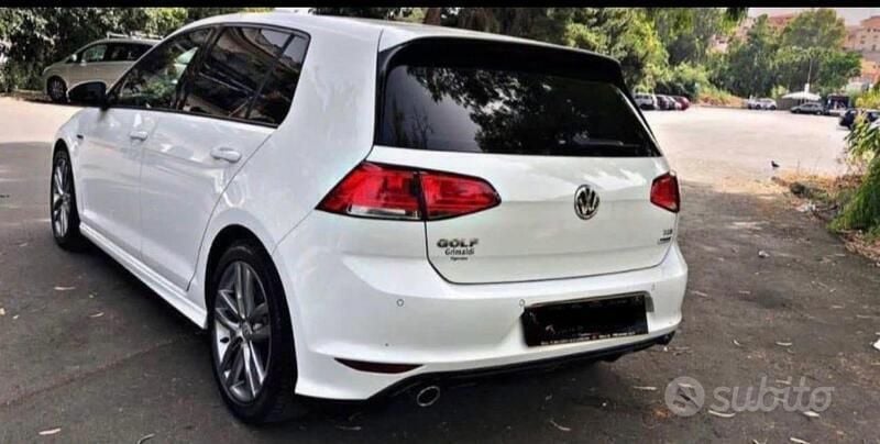 Usata VW Golf VII R-line 2017 Bianco Berlina