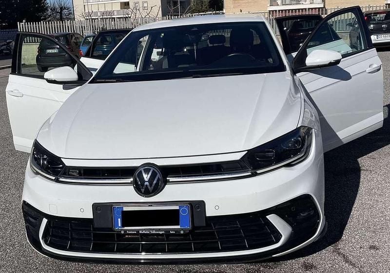 Usata VW Polo R-line 95 CV (69 kW) 2023 Bianco Berlina