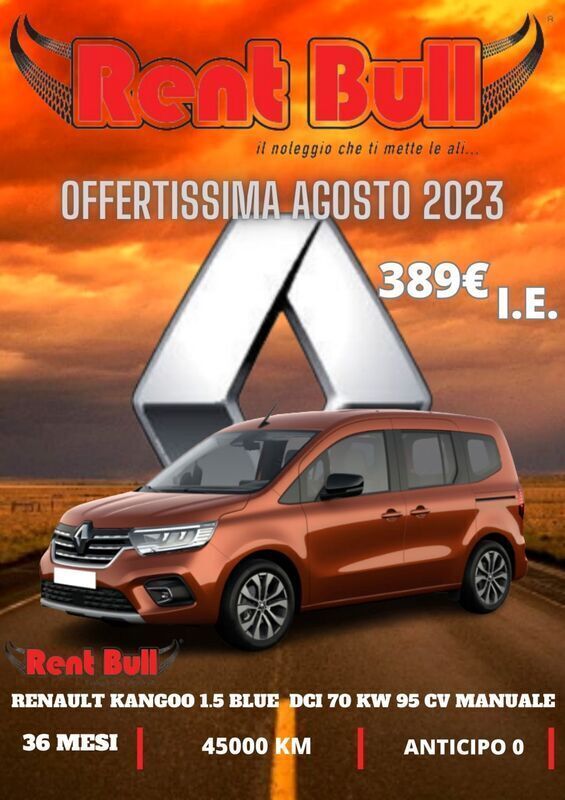 Usato 2023 Renault Kangoo 1.5 Diesel 95 CV (309 €)