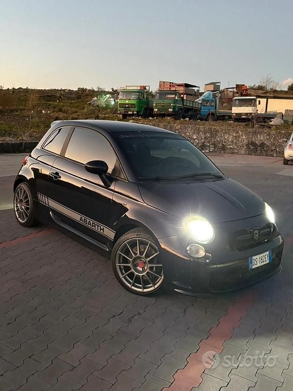 Usata Abarth 500 2008 Nero Utilitaria