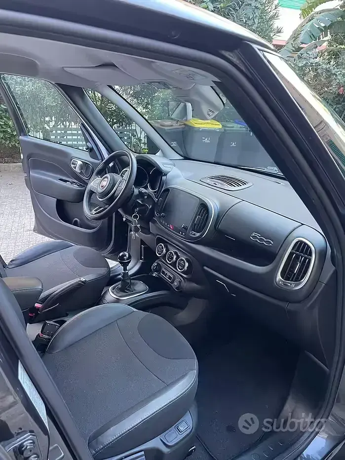 Usata Fiat 500L Cross 95 CV (69 kW) 2018 Grigio Monovolume