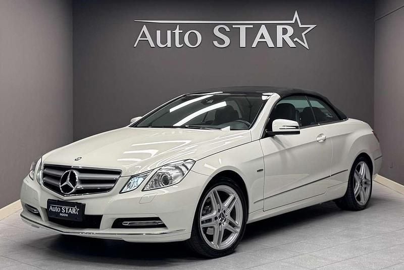 Usata Mercedes E200 Avantgarde 184 CV (135 kW) 2011 Bianco Cabrio