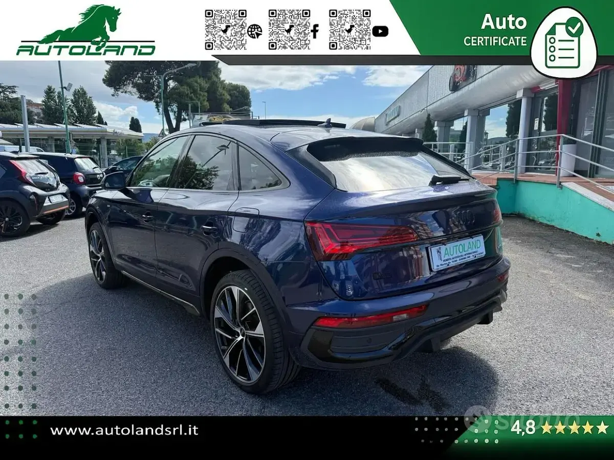 Usata Audi Q5 Sportback S-line plus 265 CV (194 kW) 2022 Blu SUV