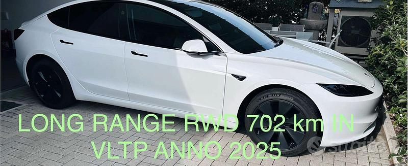Usata 2025 Tesla Model 3 Long Range RWD Berlina | 41.300 € (Molto cara) - Immagine 1/4