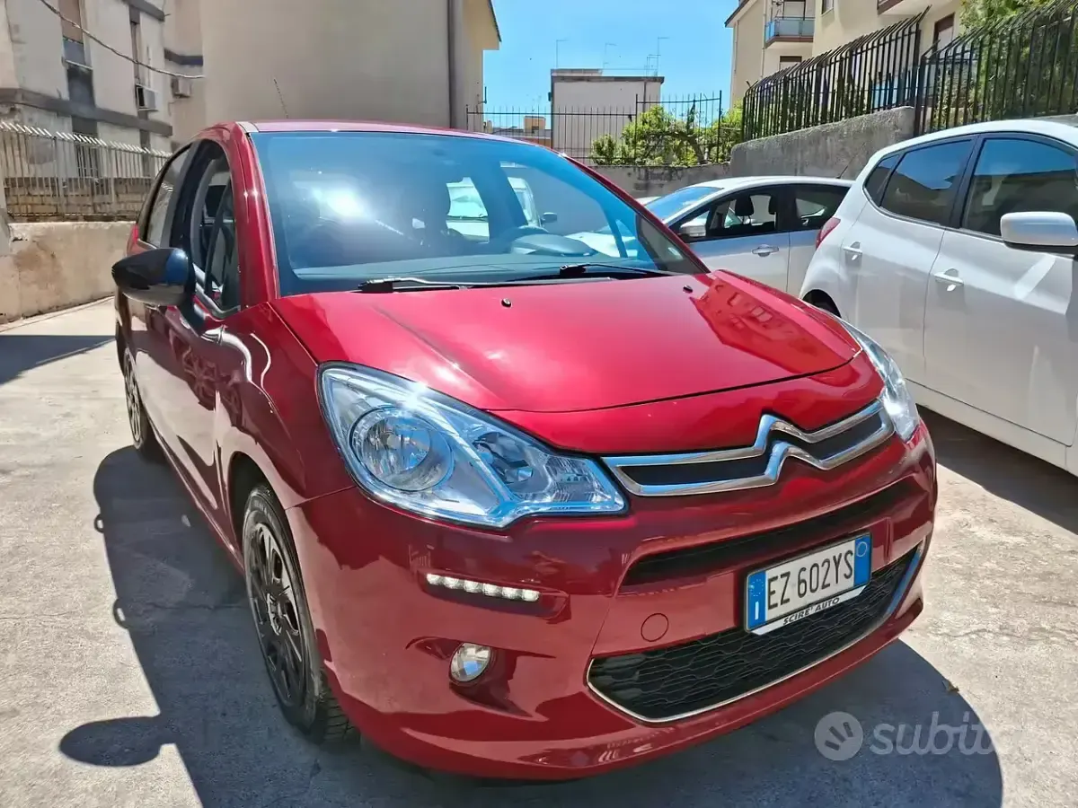 Usata Citroën C3 Exclusive 68 CV (50 kW) 2015 Rosso Berlina