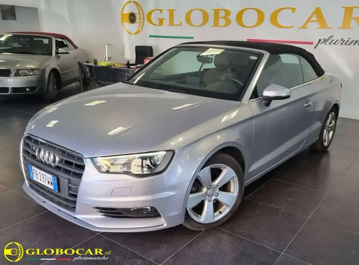 Usata Audi A3 Cabriolet Attraction 125 CV (91 kW) 2015 Grigio Cabrio