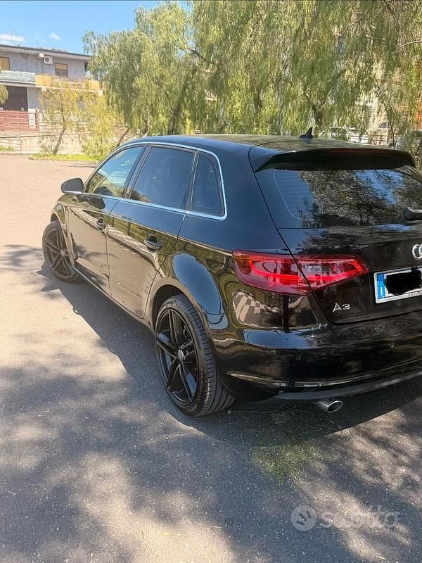 Usata Audi A3 110 CV (80 kW) 2014 Nero Berlina