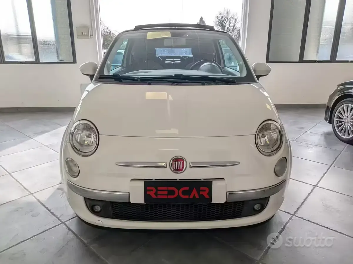 Usata Fiat 500C Rock 69 CV (50 kW) 2010 Bianco Cabrio