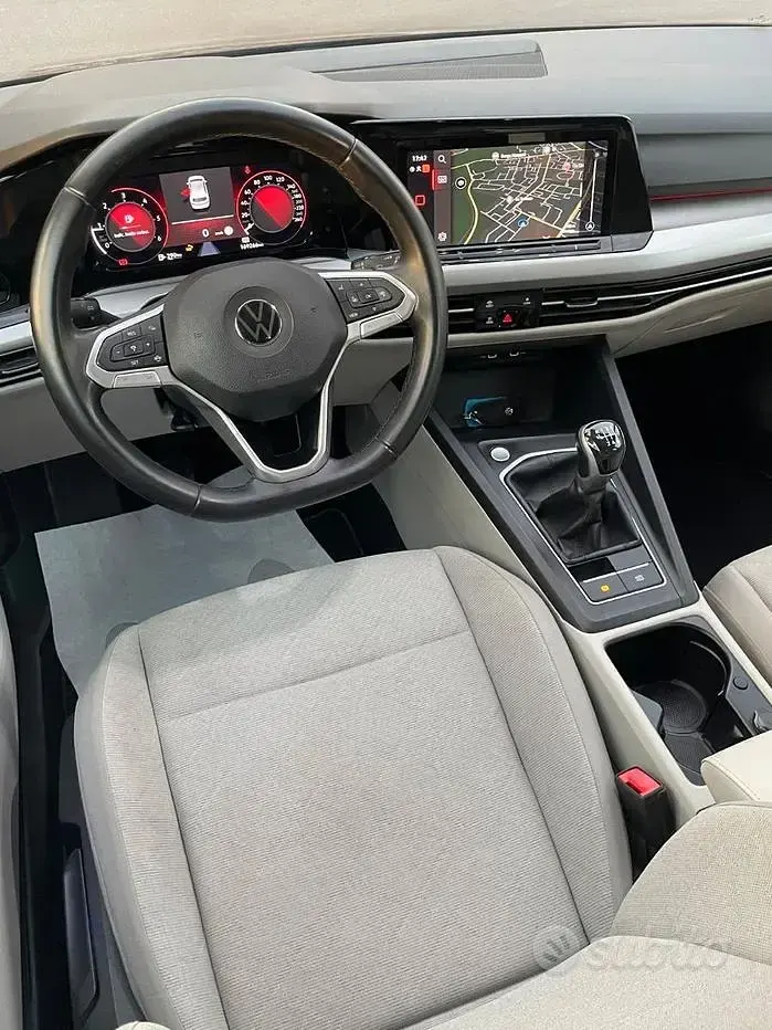 Usata VW Golf VIII 116 CV (85 kW) 2021 Blu Berlina