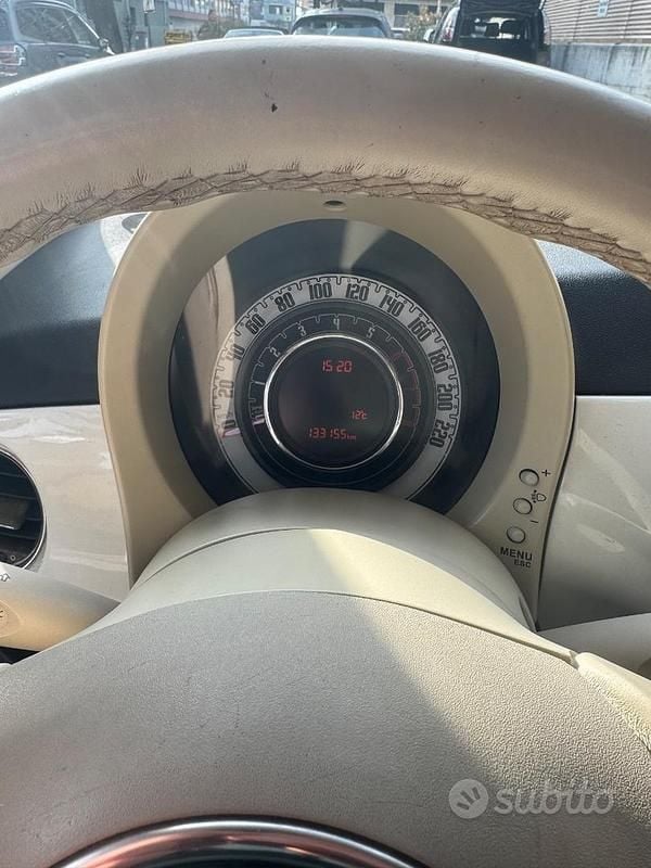 Usata Fiat 500 69 CV (50 kW) 2008 Bianco Berlina