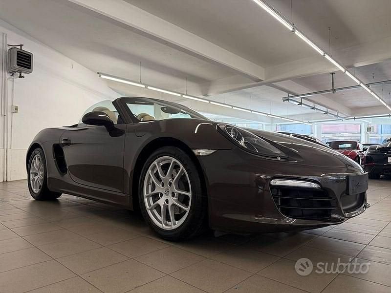 Usata Porsche Boxster 265 CV (194 kW) 2014 Marrone Cabrio