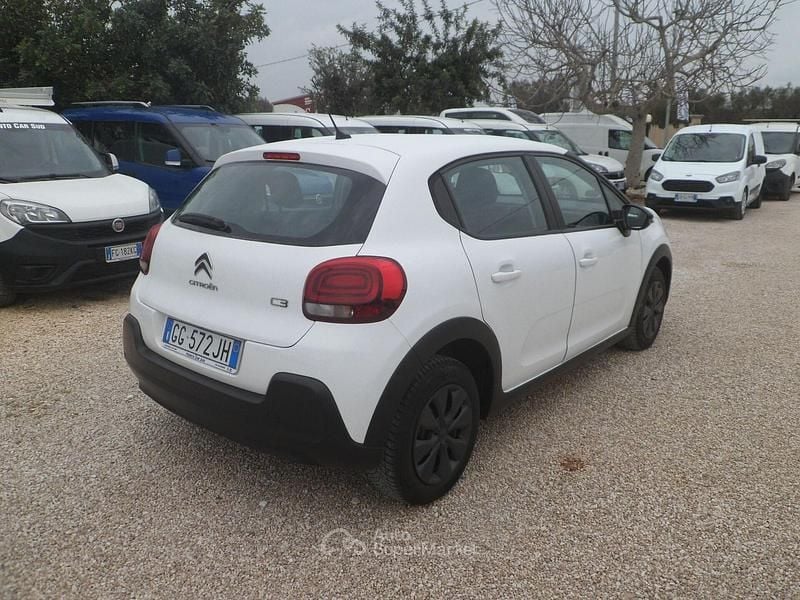 Usata Citroën C3 101 CV (74 kW) 2020 Bianco Furgone