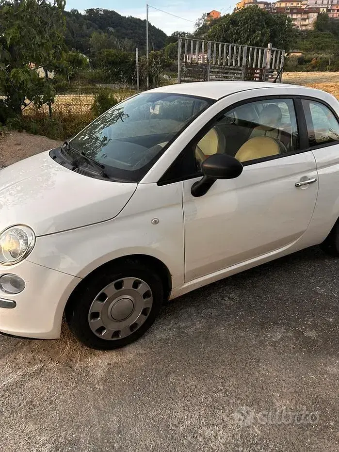 Usata Fiat 500 95 CV (69 kW) 2011 Bianco Berlina