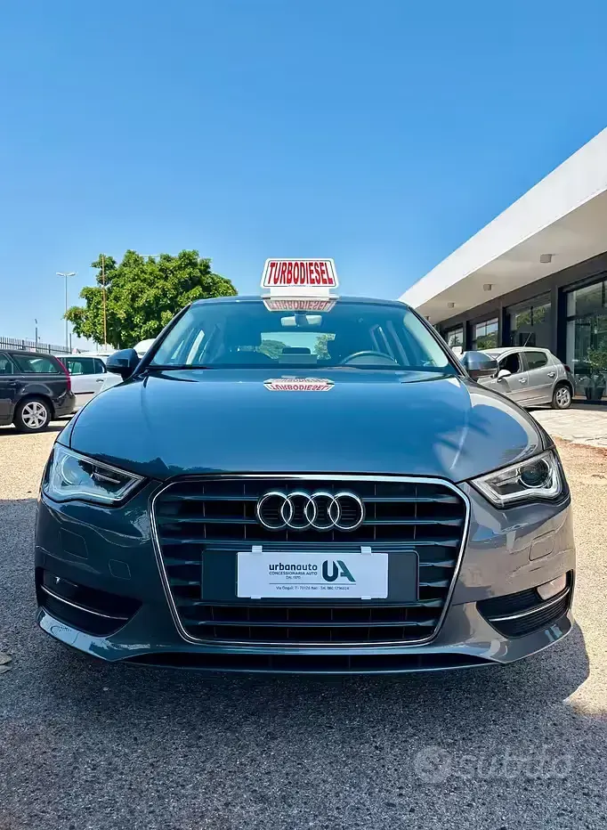 Usata Audi A3 110 CV (80 kW) 2015 Grigio Berlina