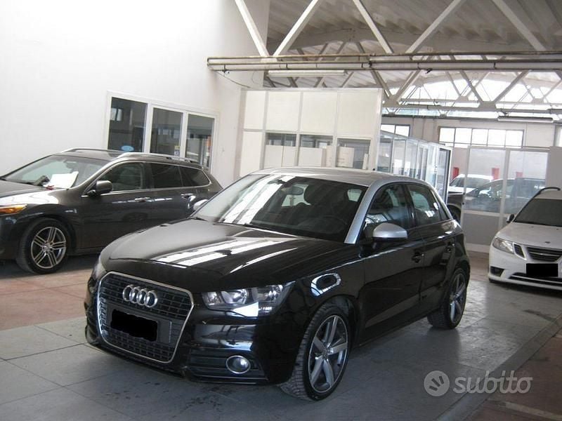 Usata Audi A1 Ambition 89 CV (65 kW) 2012 Nero Utilitaria