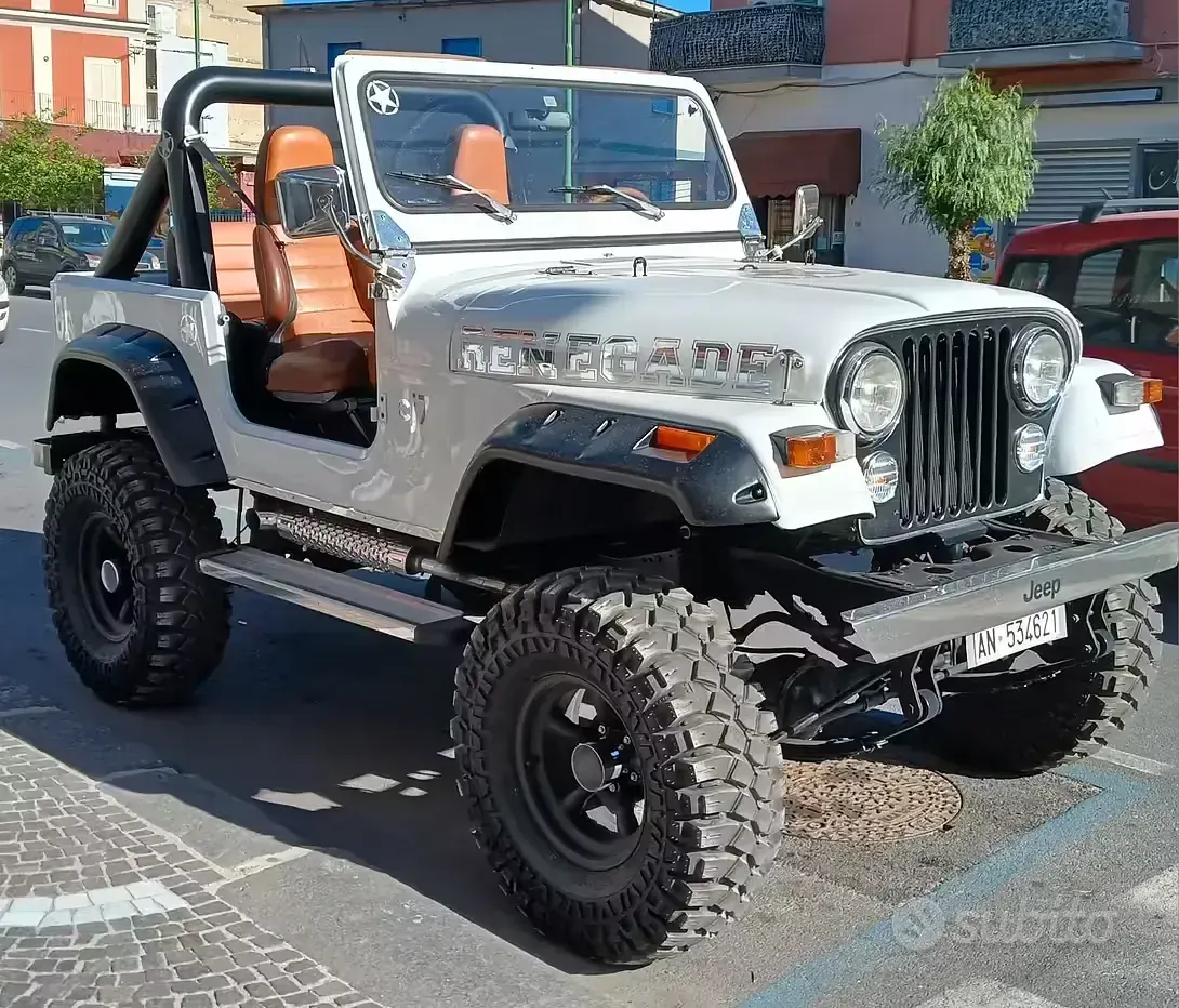 Usata Jeep CJ 1981 Bianco Cabrio