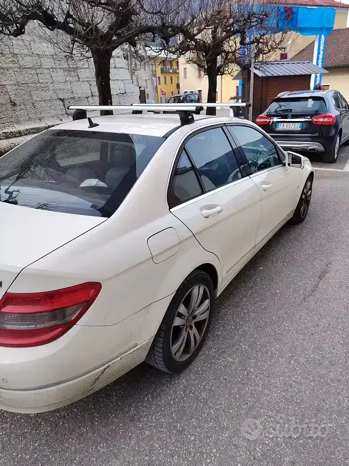 Usata Mercedes C200 136 CV (100 kW) 2008 Bianco Berlina
