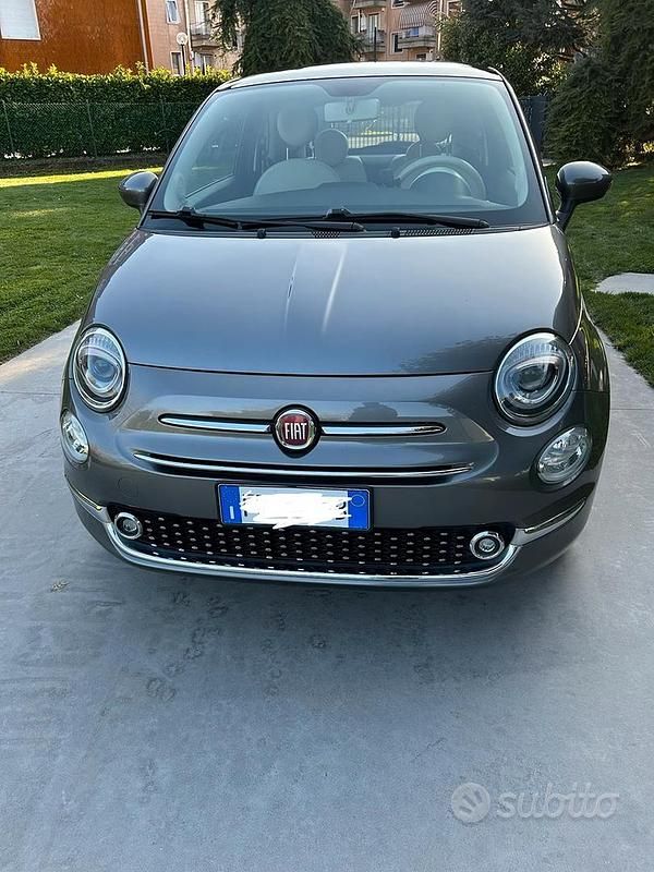 Usata Fiat 500 Lounge 69 CV (50 kW) 2018 Grigio Utilitaria