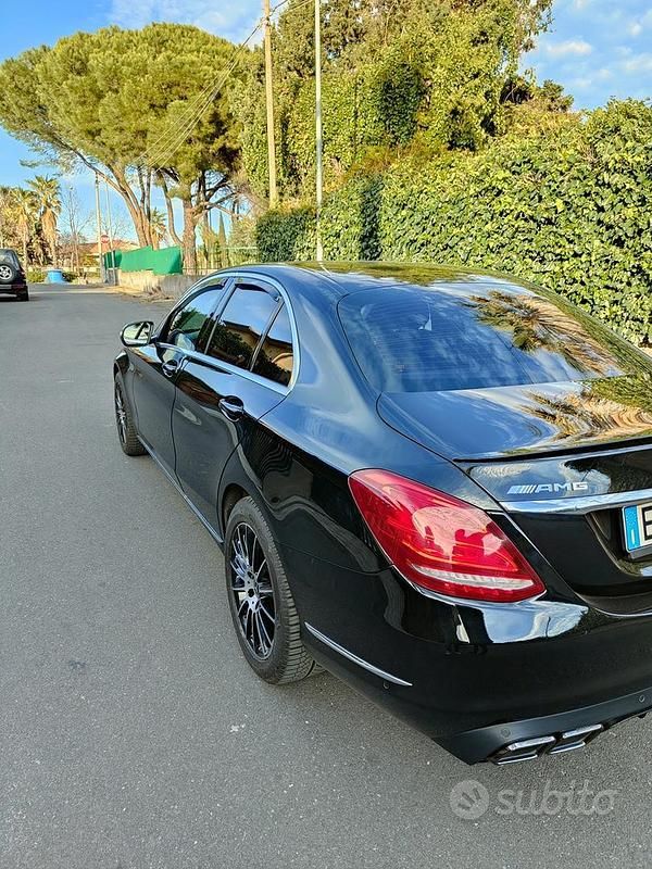 Usata Mercedes C220 170 CV (125 kW) 2014 Nero Berlina