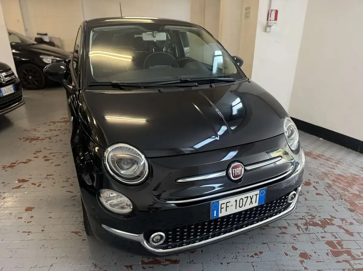 Usata Fiat 500 Lounge 69 CV (50 kW) 2016 Nero Utilitaria