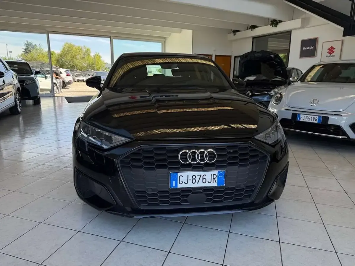 Usata Audi A3 150 CV (110 kW) 2022 Nero Berlina