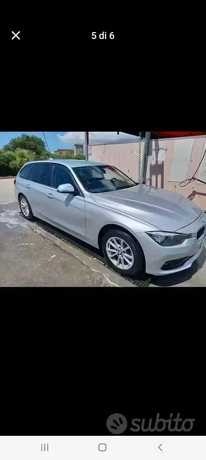 Begagnad BMW 316 Efficient Dynamics 116 HK (85 kW) 2017 Grå Kombi