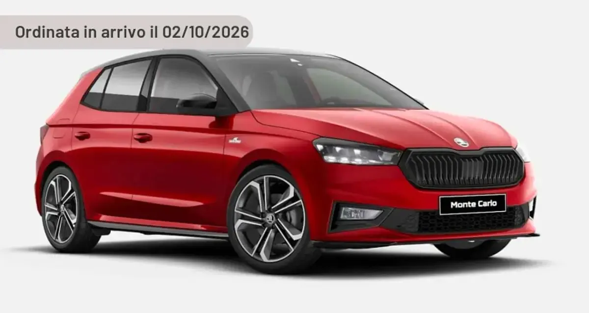 Nuova Skoda Fabia 116 CV (85 kW) 2025 Argento Berlina